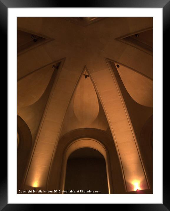 Ceiling Of Light Framed Mounted Print by holly lyndon