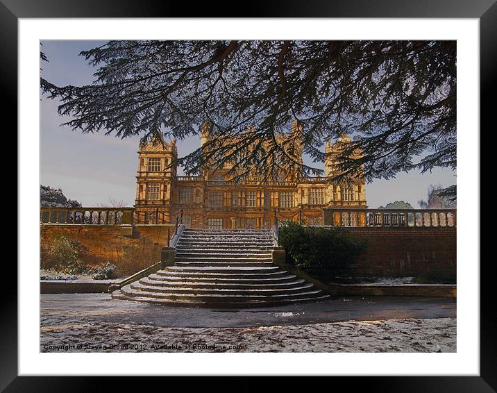 Wollaton Hall Nottinghamshire Framed Mounted Print by Steven Blood