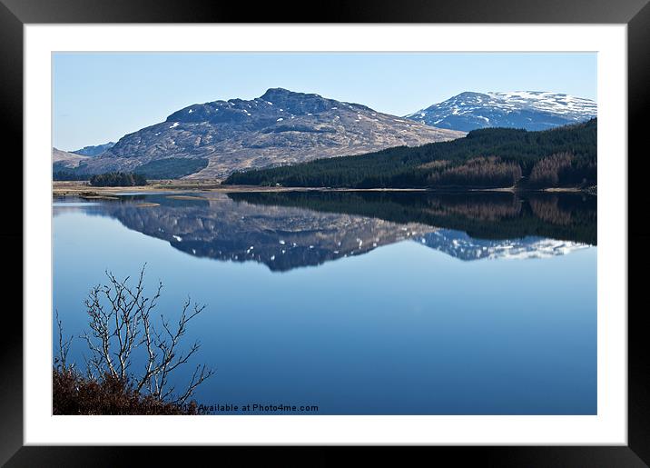 Reflections Framed Mounted Print by Derek Whitton