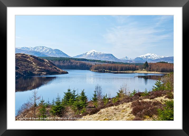 The Grey Corries Framed Mounted Print by Derek Whitton