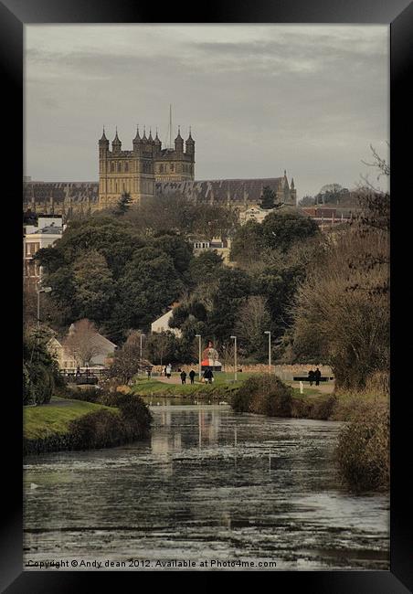Cathedral view Framed Print by Andy dean