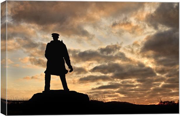 David Stirling Monument Canvas Print by John Barrie