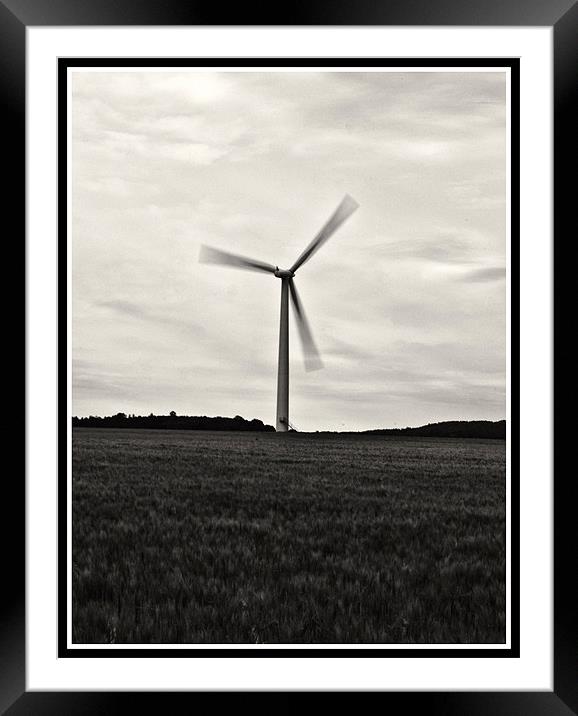 wind power Framed Mounted Print by mark page