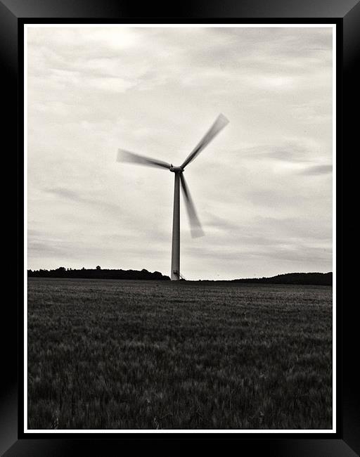 wind power Framed Print by mark page