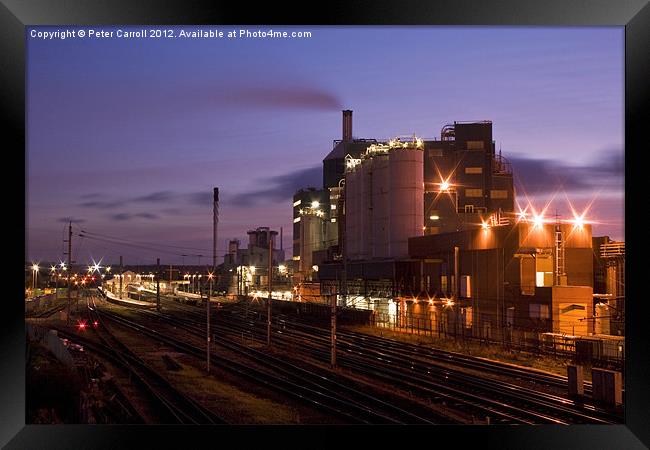 Lever Brothers Factory Warrington Framed Print by Peter Carroll