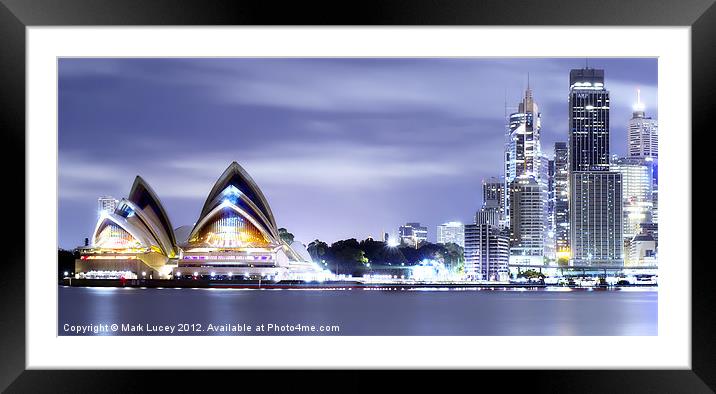 Power Balance Framed Mounted Print by Mark Lucey