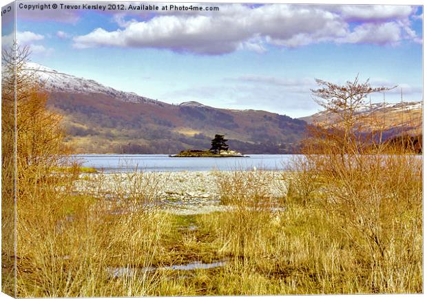Ullswater Views- Lake District Cumbria Canvas Print by Trevor Kersley RIP