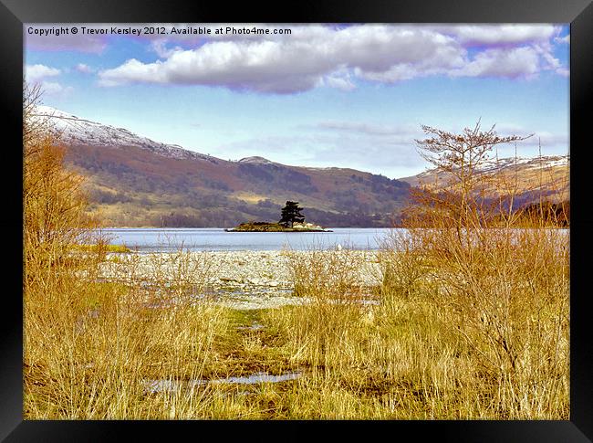 Ullswater Views- Lake District Cumbria Framed Print by Trevor Kersley RIP