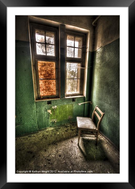 Lunatic seat Framed Mounted Print by Nathan Wright