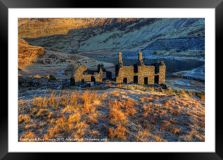 Cwmorthin Terrace Framed Mounted Print by Rory Trappe