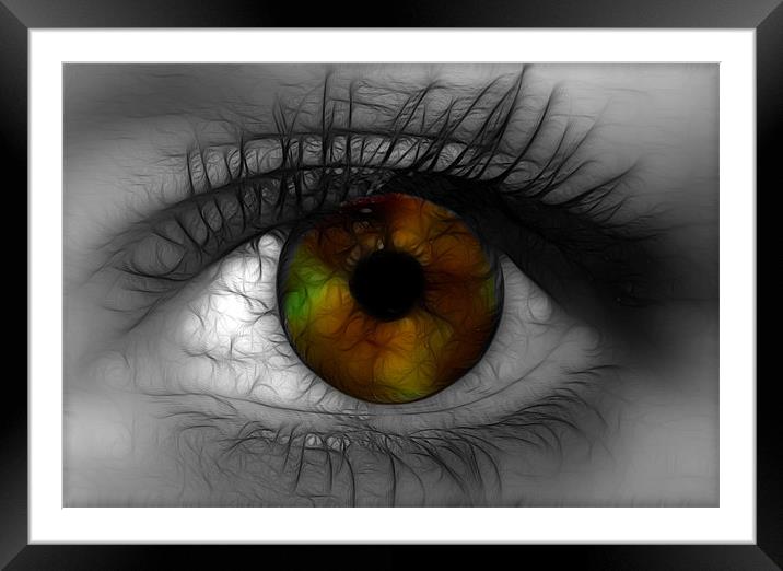 Window To My Soul Framed Mounted Print by Mikaela Fox