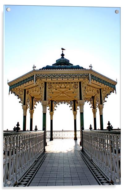 Brighton & Hove Bandstand Acrylic by Phil Clements