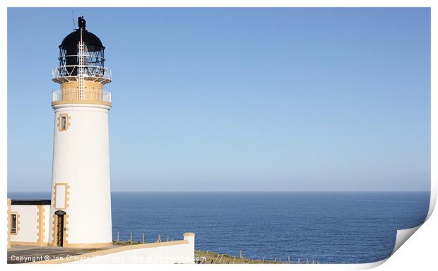 TRANQUIL HEBRIDEAN CALM LIGHTHOUSE Print by Jon O'Hara