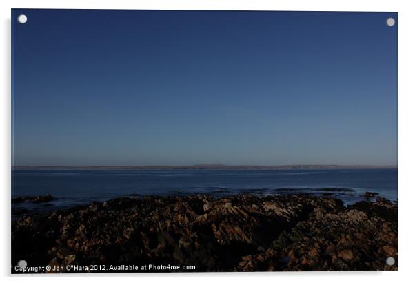 TRANQUIL HEBRIDEAN CALM SEA Acrylic by Jon O'Hara