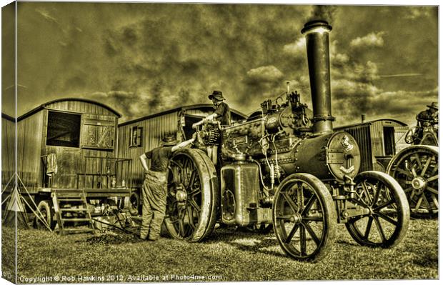 Old Traction Canvas Print by Rob Hawkins