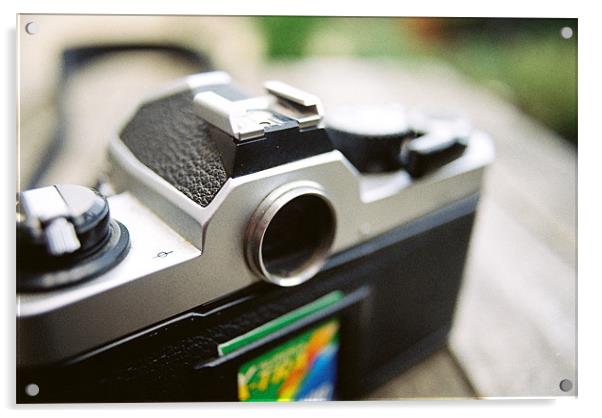 Vintage Nikon Fm2 SLR Acrylic by Andrew Vernon