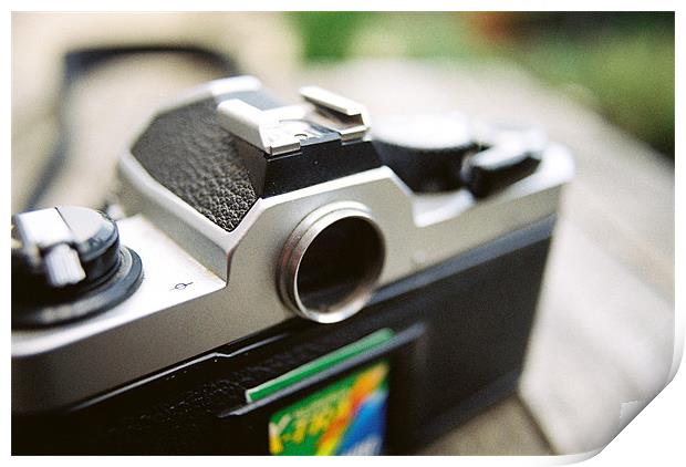 Vintage Nikon Fm2 SLR Print by Andrew Vernon