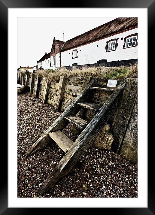 Steps to the Chandlery Framed Mounted Print by Stephen Mole