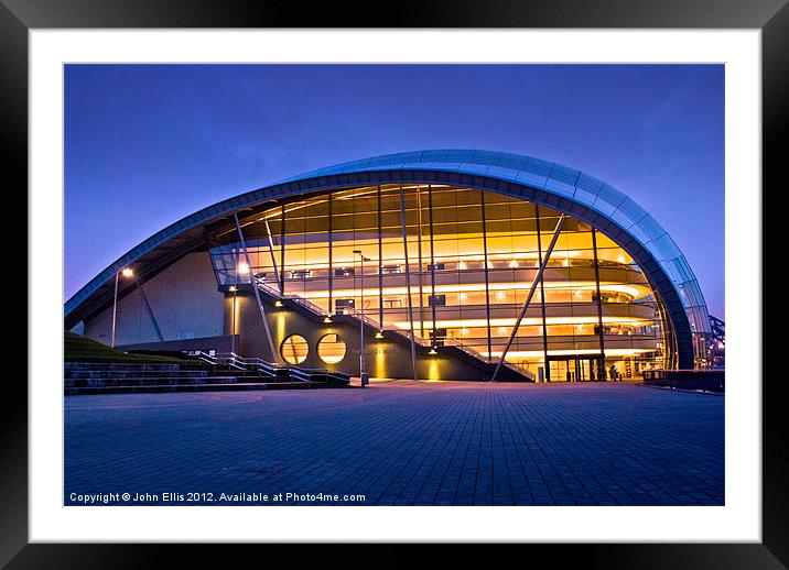 Sage Gateshead Framed Mounted Print by John Ellis