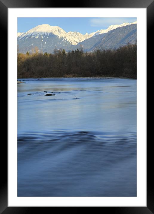 The mighty Sava river Framed Mounted Print by Ian Middleton