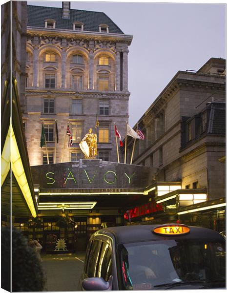 The Savoy London Canvas Print by David French