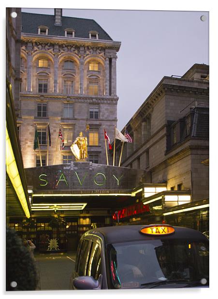 The Savoy London Acrylic by David French