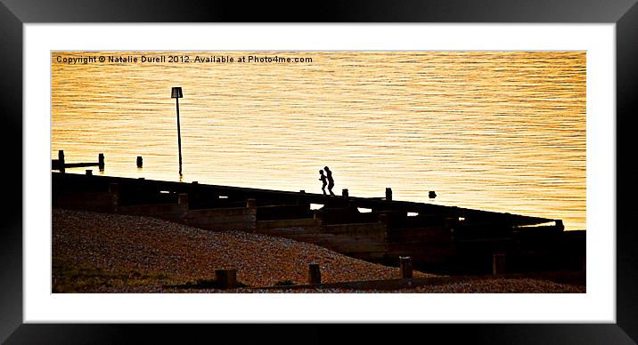 Walk With Me Framed Mounted Print by Natalie Durell