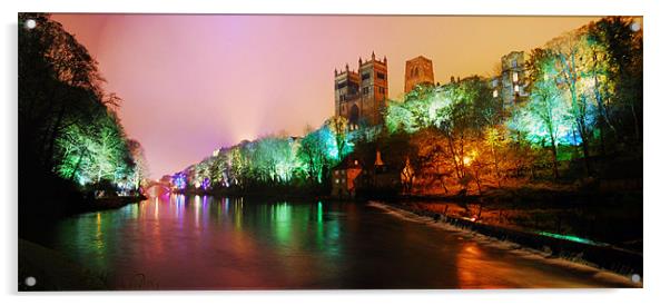 Durham lumiere panorama Acrylic by eric carpenter