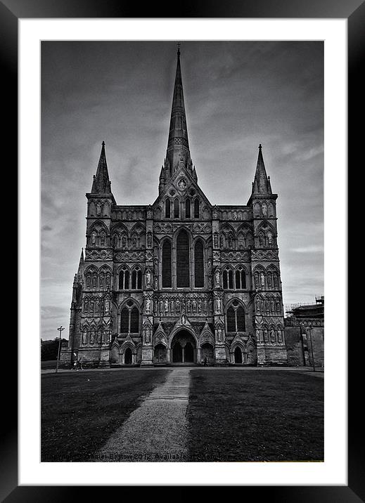 Salisbury Cathedral Framed Mounted Print by Daniel Bristow