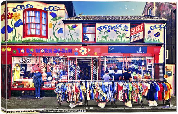 Shopping In Brighton Canvas Print by Chris Lord