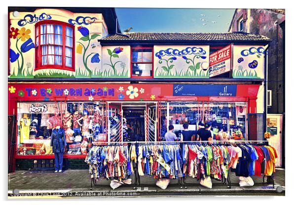 Shopping In Brighton Acrylic by Chris Lord