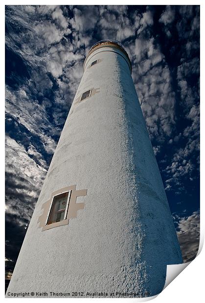 Barns Ness Lighthouse. Print by Keith Thorburn EFIAP/b