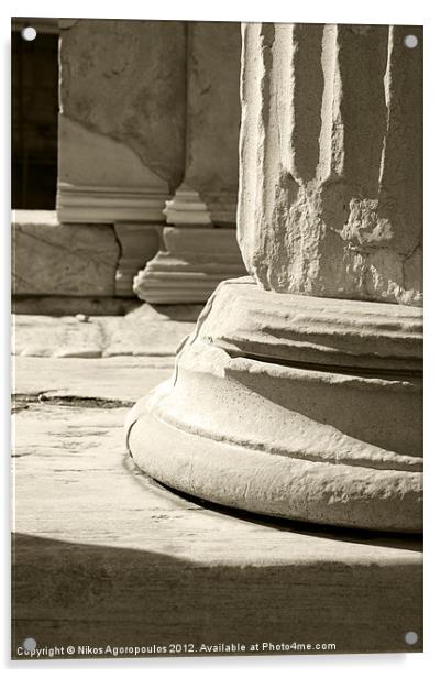 Ancient marble composition Acrylic by Alfani Photography