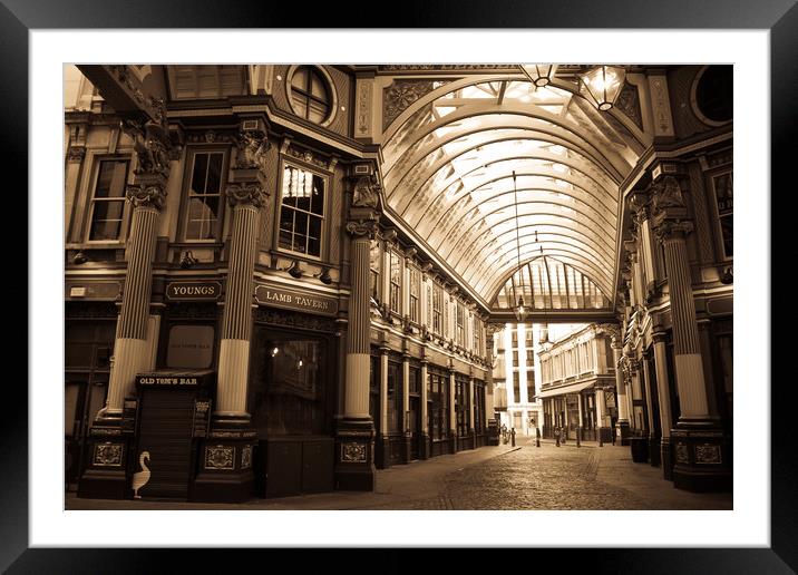 Leadenhall Market London Framed Mounted Print by David Pyatt