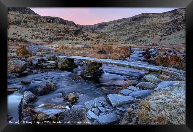 Slate bridge Framed Print by Rory Trappe