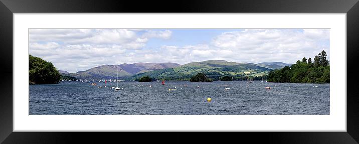Windermere Framed Mounted Print by Roger Green
