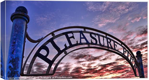 The Pleasure Pier Canvas Print by Chris Frost