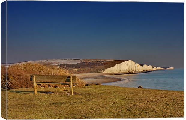 Cuckmere And Seven Sisters Canvas Print by Phil Clements