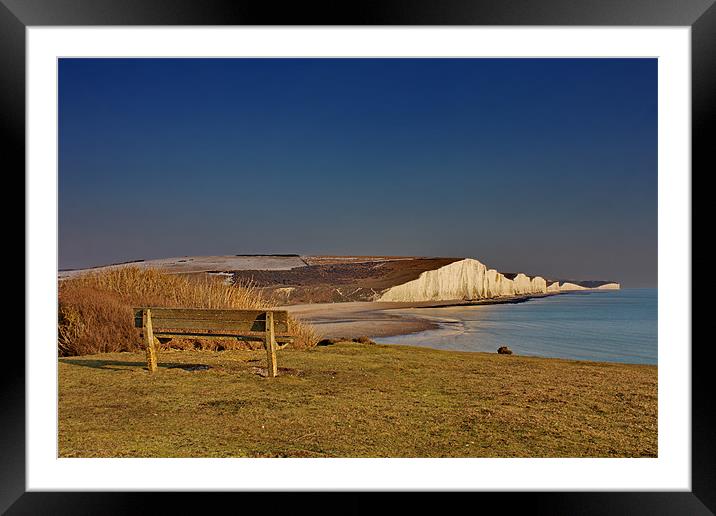 Cuckmere And Seven Sisters Framed Mounted Print by Phil Clements