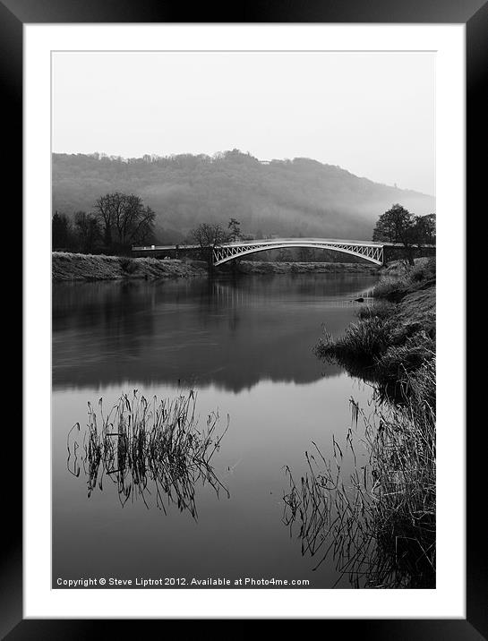 The River Wye Framed Mounted Print by Steve Liptrot