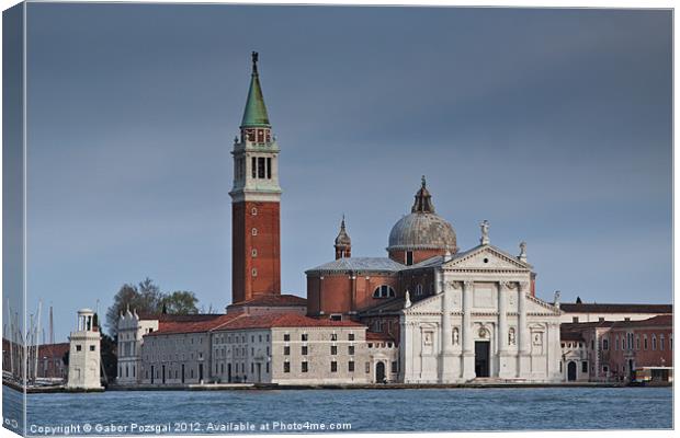 Church of San Giorgio Maggiore, Venice , Italy Canvas Print by Gabor Pozsgai