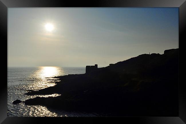 Little Dennis Castle, Falmouth Framed Print by Ian Cocklin