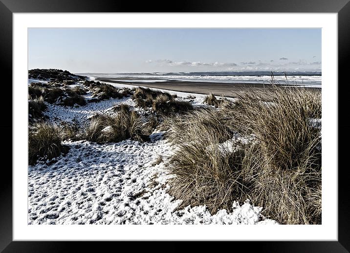 Saunton Sands Framed Mounted Print by Dave Wilkinson North Devon Ph