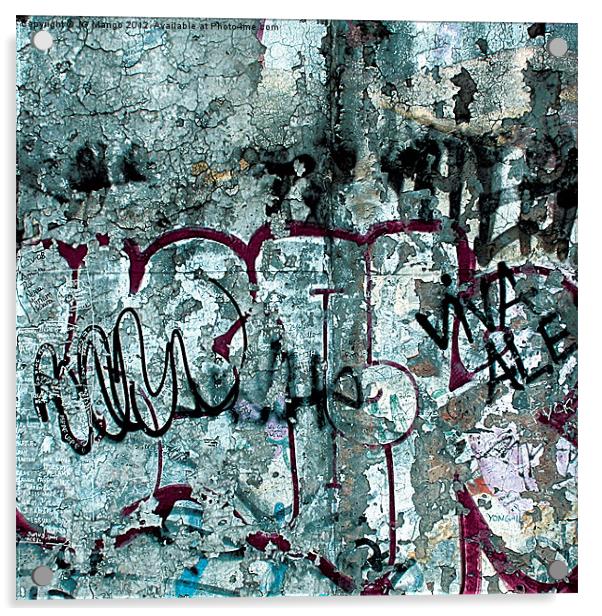 Berlin Wall Number 8 Acrylic by JG Mango