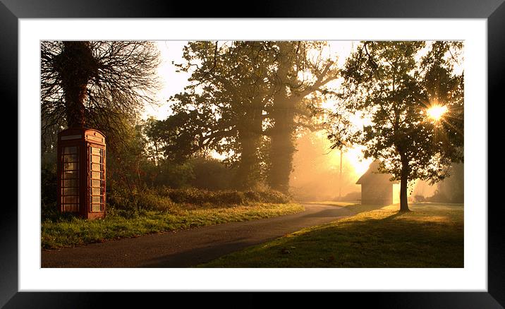 Misty Morning Framed Mounted Print by Paul Holman Photography