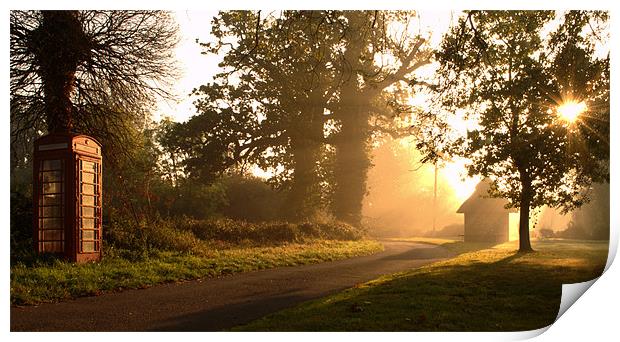 Misty Morning Print by Paul Holman Photography