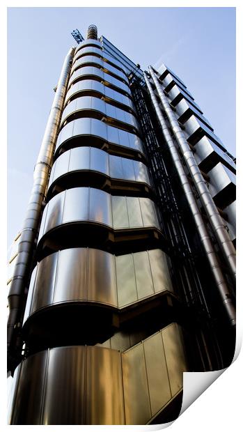 Lloyds of London building Print by David Pyatt