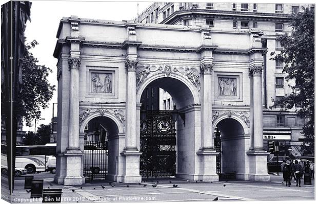 Marble Arch Canvas Print by Ben Moore