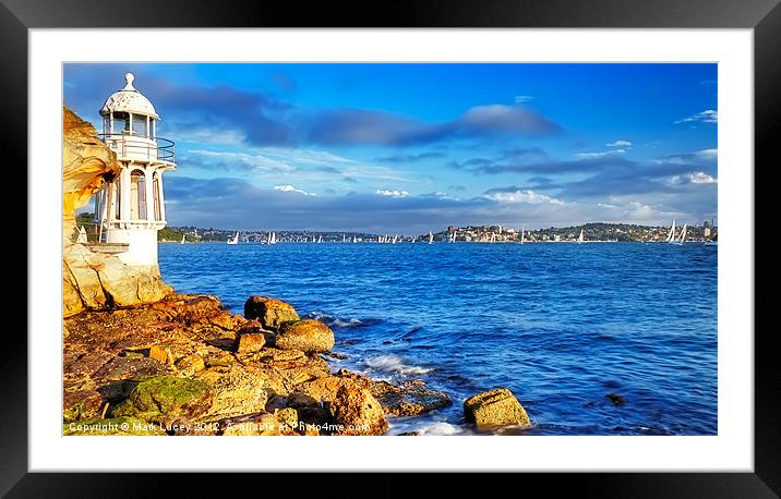 The Provayer of Light Framed Mounted Print by Mark Lucey