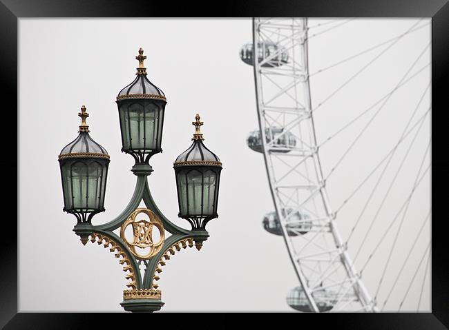 London Eye Framed Print by Will Black